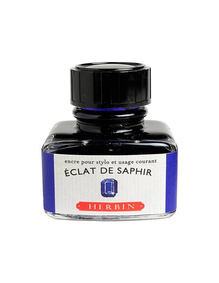 Flacon d'encre j.Herbin eclat de saphir 30ml.