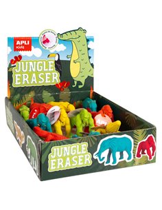Gomme Apli Jungle Animal - 3 modèles assortis