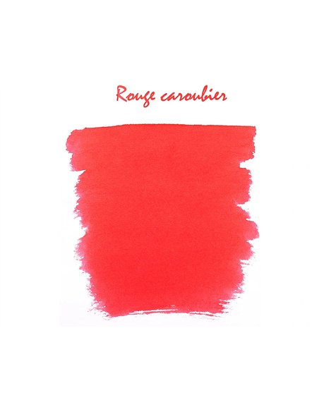 Flacon d'encre j.Herbin rouge caroubier 30ml.