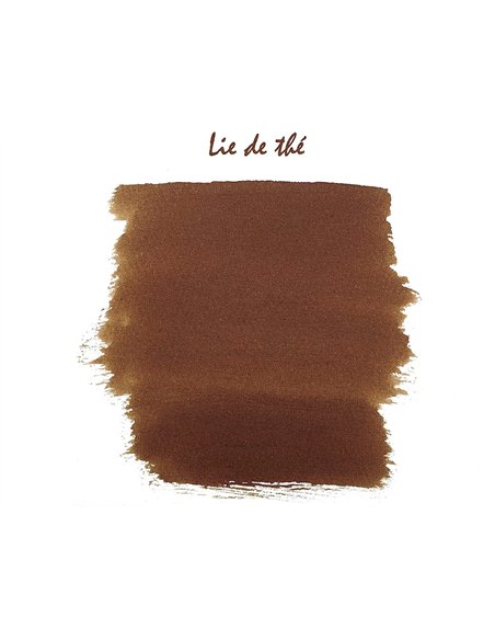 Flacon d'encre j.Herbin lie de th 30ml.