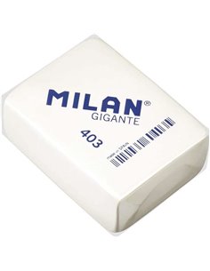 Gomme géante Milan 403 - Miettes de pain - Caoutchouc synthétique souple - Blanc