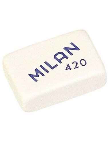 Gomme rectangulaire Milan 420 - Miettes de pain - Caoutchouc synthétique souple - Couleurs assorties