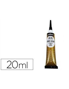 Cerne relief pébéo peinture vitrail coloris or tube 20ml.