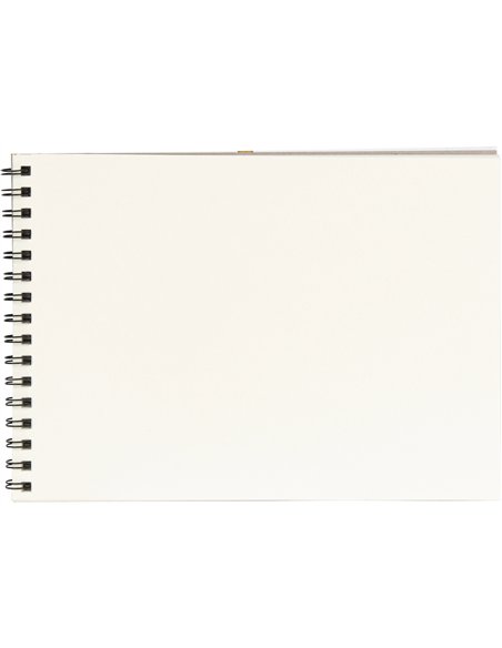 Bloc dessin liderpapel aquarelle spirale papier grain moyen lisse 300g/m2 format a4 297x210mm 10f.
