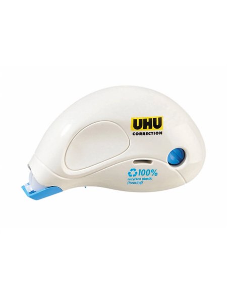 Correcteur uhu devidoir ruban 5mmx10m pack eco compact 10 unites + 2 gratuits.