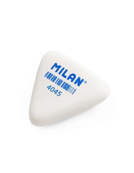 Gomme triangulaire flexible Milan 4045 - Fil d'Ariane - Caoutchouc synthétique - Blanc