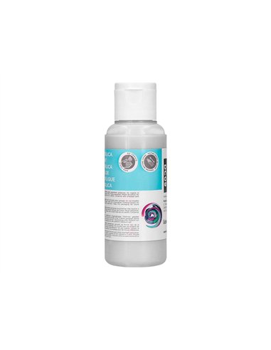 Peinture acrylique liderpapel coloris blanc bouteille 80ml.
