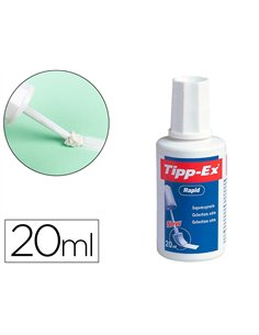 Correcteur tipp-ex rapid pinceau liquide flacon 20ml.