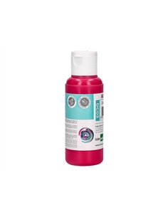 Peinture acrylique liderpapel coloris magenta bouteille 80ml. 2