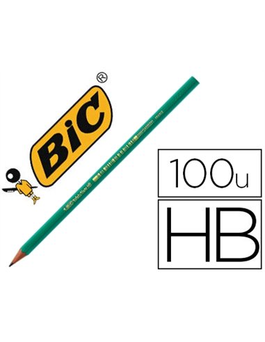 Crayon graphite bic 650 eco evolution hb pack de 95 + 5 offerts.