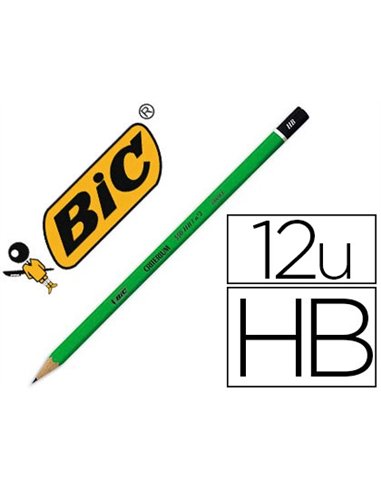 Crayon graphite bic critérium 550 hb bois hexagonal tête trempée baguée excellente taillabilité.