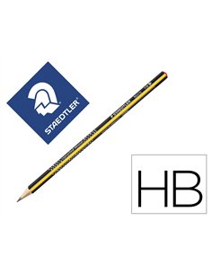 Crayon graphite staedtler noris eco 183 wopex hb corps triangulaire mine résistante étui 12 unités boite de 12.