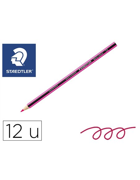 Crayons staedtler noris colour 185 coloris bordeaux pochette de 12.