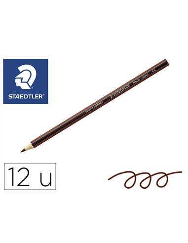 Crayons staedtler noris colour 185 coloris brun pochette de 12.