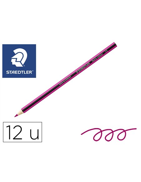 Crayons staedtler noris colour 185 coloris mauve pochette de 12.