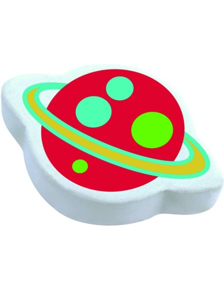 Gomme flexible Milan 4740SH Super Heroes Space Edition - Chapelure - Caoutchouc synthétique - Emballage individuel - Blanc - Mot