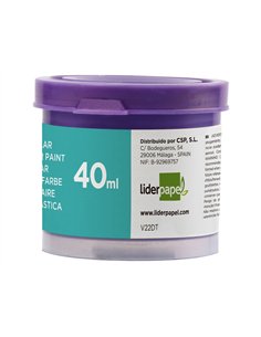 Gouache scolaire liderpapel coloris violet pot 40ml. 2