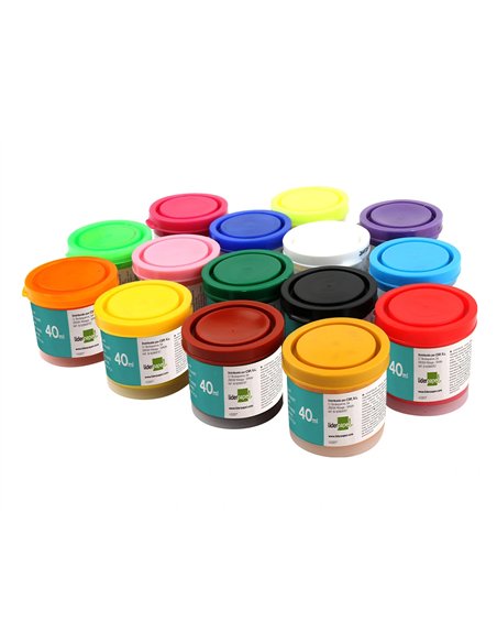 Gouache scolaire liderpapel coloris vert pot 40ml.