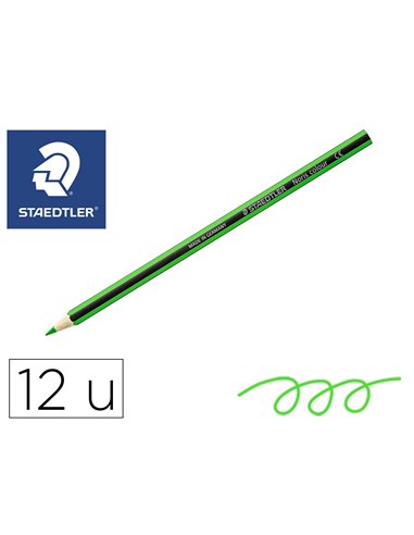 Crayons staedtler noris colour 185 coloris vert clair pochette de 12.