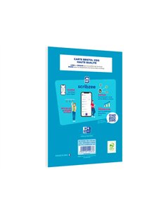 Cahier de fiches bristol 2.0 oxford a5 14,8x21cm 5x5mm 30 unités. 2