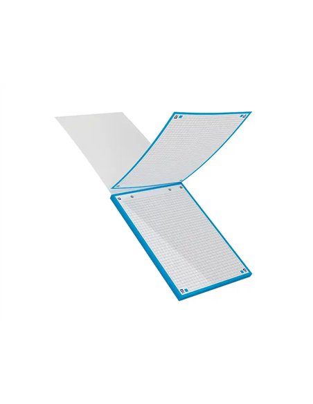 Cahier de fiches bristol 2.0 oxford a5 14,8x21cm 5x5mm couleur 30 unités.