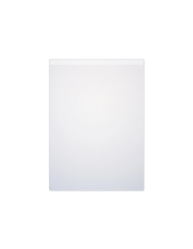 Lot d etuis simples en polypropylene 120 microns ouverture par le haut format a4 21x29.7 cm 10 unites.