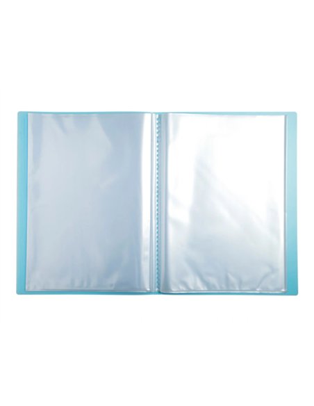 Porte-documents exacompta kreacover a4 polypropylen 80vues assortiment pastel.