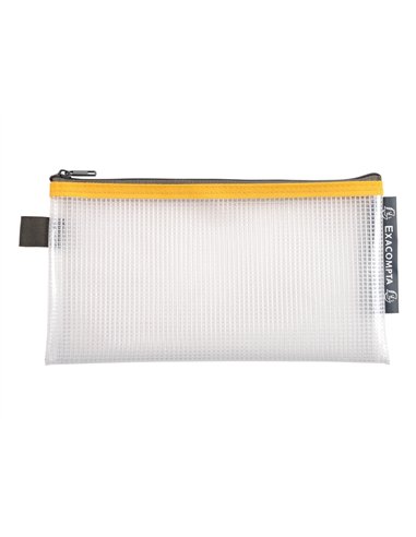Pochette zip exacompta eva enveloppe coloris assortis.