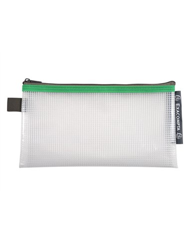 Pochette zip exacompta eva enveloppe coloris assortis.