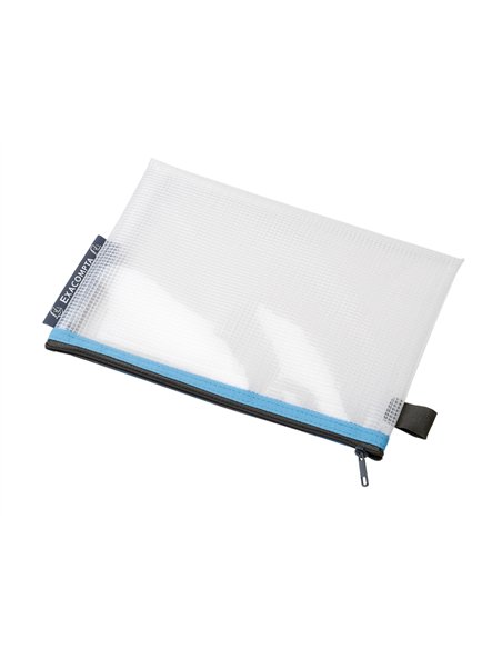 Pochette zip exacompta eva a5 coloris assortis.