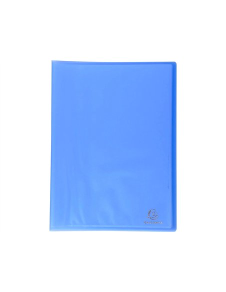 Protege-documents exacompta chromaline a4 polypropylene semi rigide couverture souple 30 pochettes 60 vues assortis.