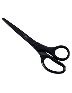 Ciseaux Leitz Quality en acier inoxydable 18 cm - Revêtement titane - Antiadhésif - Poignée ergonomique - Noir