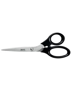 Ciseaux Leitz en acier inoxydable 20 cm - Poignée ergonomique - Noir