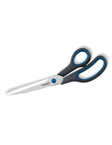 Ciseaux de bureau Dahle 54410 en acier trempé à prise confortable (25 cm) - Lames tranchantes - Poignées caoutchoutées