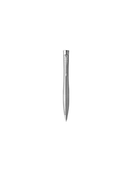 Stylo-bille parker urban core twist gris pointe m attributs chromes.