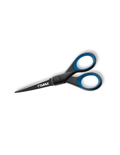 Ciseaux de bureau Dahle 54305 en acier trempé titane 13 cm - Revêtement titane - Revêtement antiadhésif - Poignées caoutchoutées