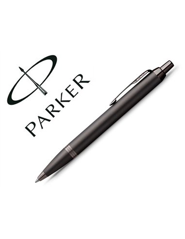 Stylo-bille parker im monochrome noir pointe moyenne encre bleu etui cadeau.