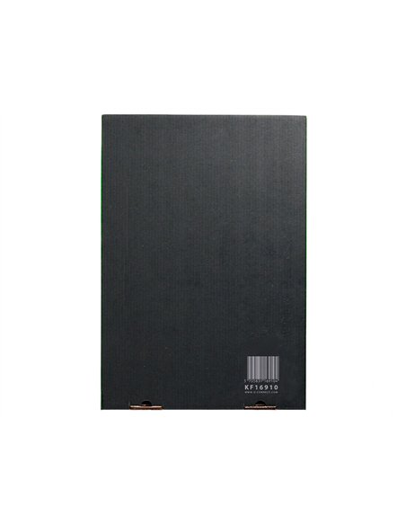 Pochette q-connect polypropylène lisse 8/100e perforée a4 cristal antistatique sachet 10 unités.