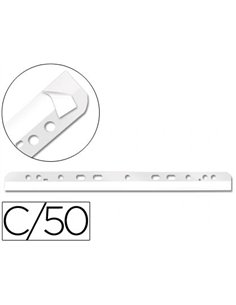 Bande perforée q-connect auto-adhésive a4 210x297mm a5 148x210mm 120 microns sachet 50 unités.