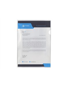 Pochette coin q-connect polypropylène grainé économique 12/100e incolore transparent sachet 10 unités. 2