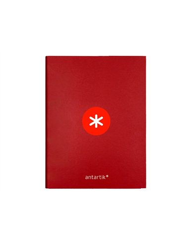 Classeur antartik 4 anneaux ronds 25mm a4 carton remborde coloris framboise.