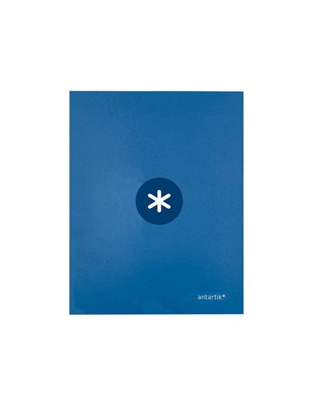 Classeur antartik 4 anneaux ronds 25mm a4 carton remborde coloris bleu marine.