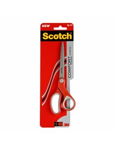 Ciseaux ergonomiques Scotch Comfort - 18 cm - Rouge