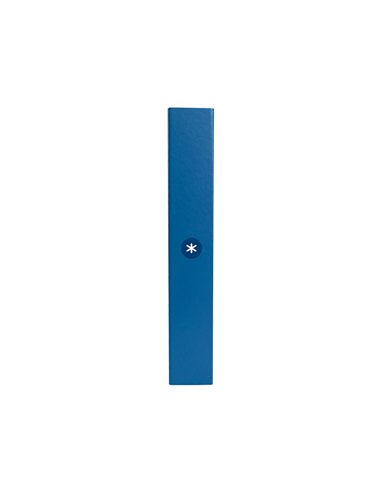 Classeur antartik 4 anneaux ronds 25mm a4 carton remborde coloris bleu marine.