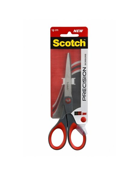 Ciseaux de précision Scotch - 18 cm - Noir/Rouge