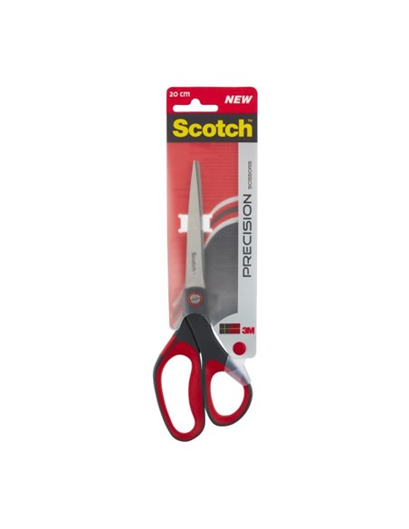 Ciseaux de précision Scotch - 20 cm - Noir/Rouge