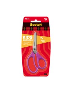 Ciseaux Scotch Kids - Pointe arrondie - 12 cm - Violet