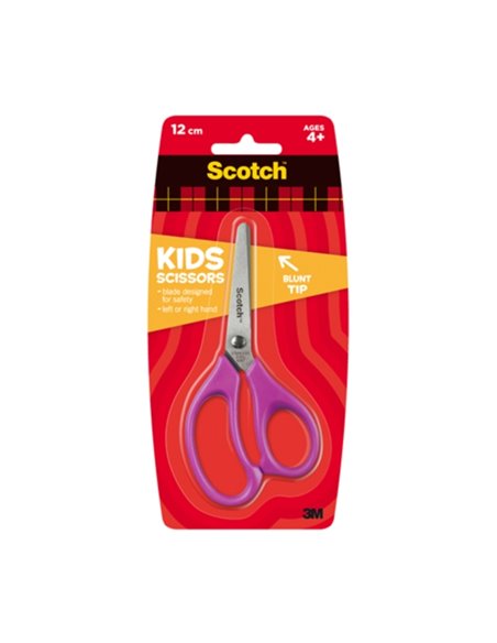 Ciseaux Scotch Kids - Pointe arrondie - 12 cm - Violet