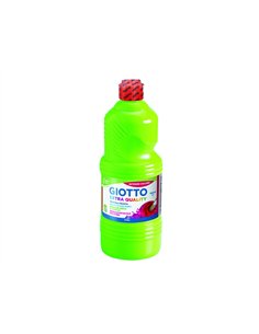 Gouache giotto flacon 1l coloris vert printemps.