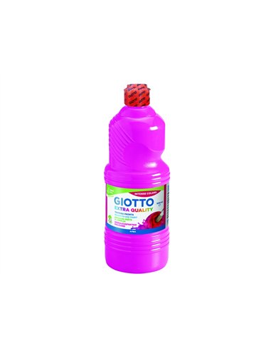 Gouache giotto flacon 1l coloris magenta.